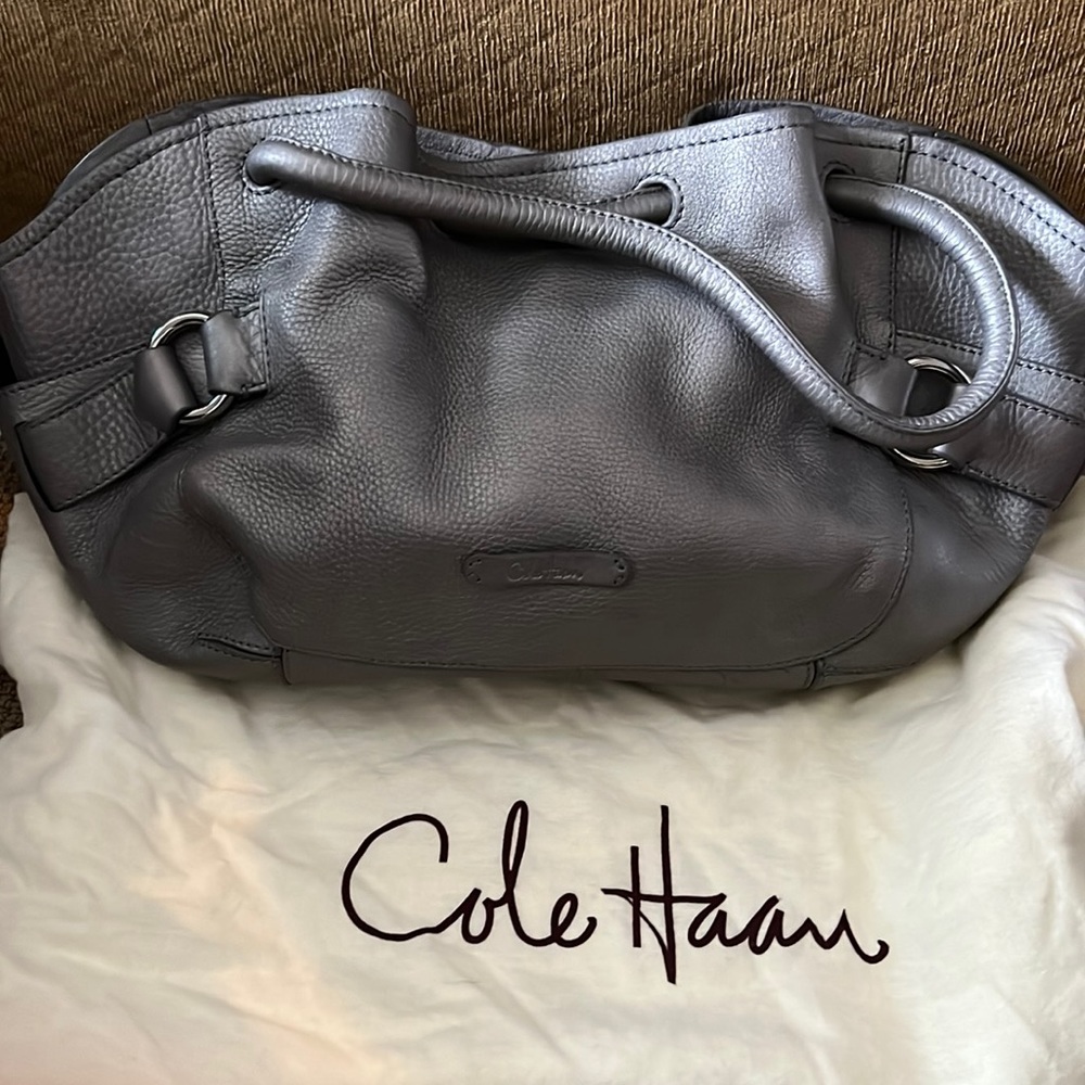 Cole Haan Silver Purse